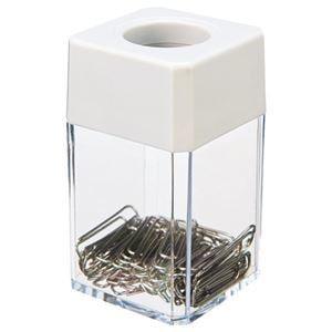 （まとめ） ゼムクリップホルダー ホワイト TS-GB01-W 1個 [x20セット]