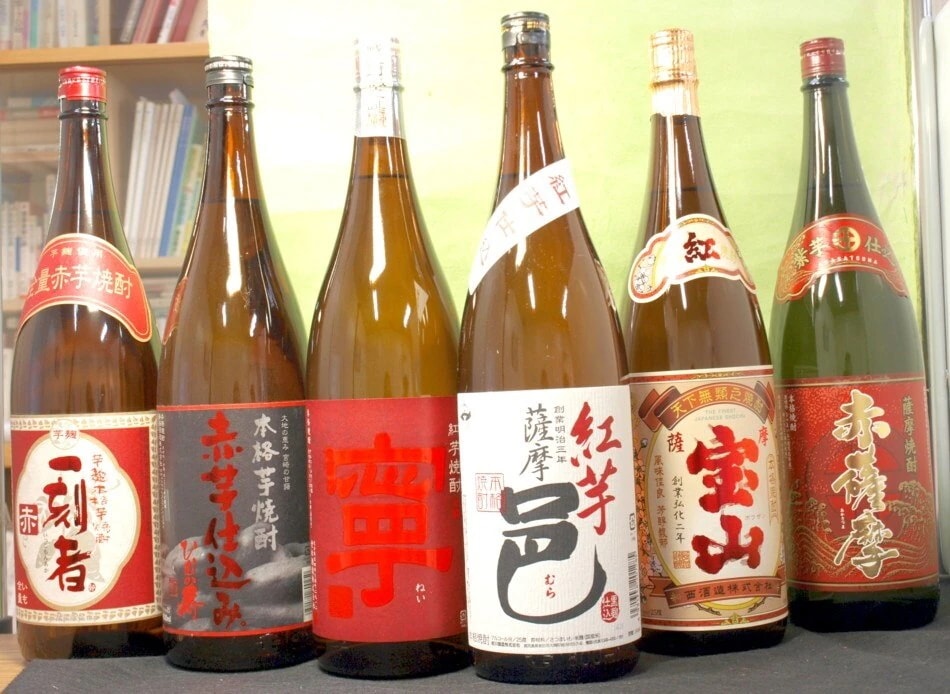 紅芋焼酎6種紅芋紫芋焼酎寧（ねい）頴娃紫魔界への誘いひむか寿赤薩摩薩摩邑紅芋一刻者赤紅芋焼酎飲み比べ1.8L6本セット