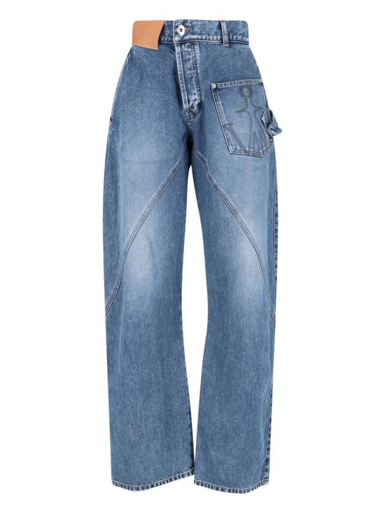 JW ANDERSON Women Denim Pants DT0127 PG1849 172 Blue