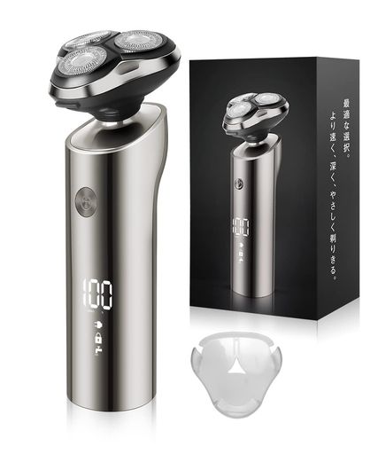 シェーバー メンズシェーバー 電気シェーバー 髭剃り 電動髭剃り IPX6防水仕様 乾湿両用 USB充電式 電動シェーバー LEDディスプレイ表示 海外対応 軽量 15,146円