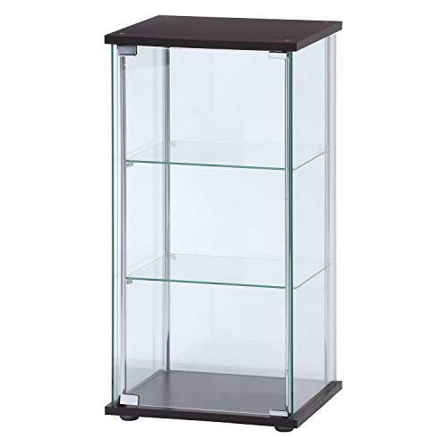 不二貿易 コレクションケース フィギュアケース 3段 高さ90cm 全面ガラス 96049
