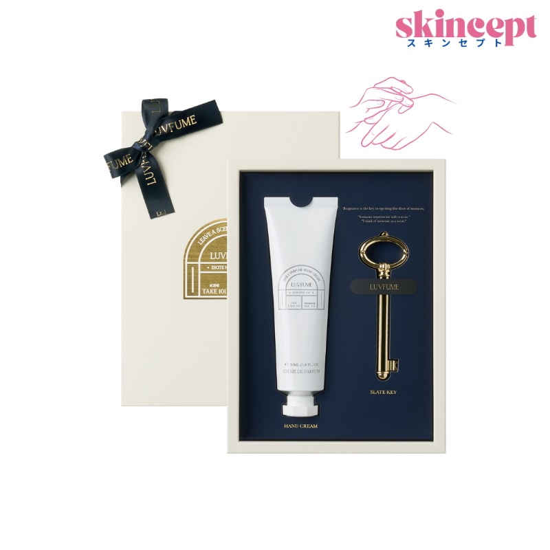 [正規品] ハンドクリーム50ml+スレートキー付きギフトセット [4種択1個]_上品な香り_やわらかい手肌ケア