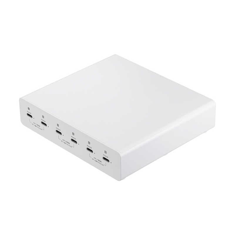サンワサプライ　USB PD対応AC充電器(6ポート・合計72W)　ACA-PD98