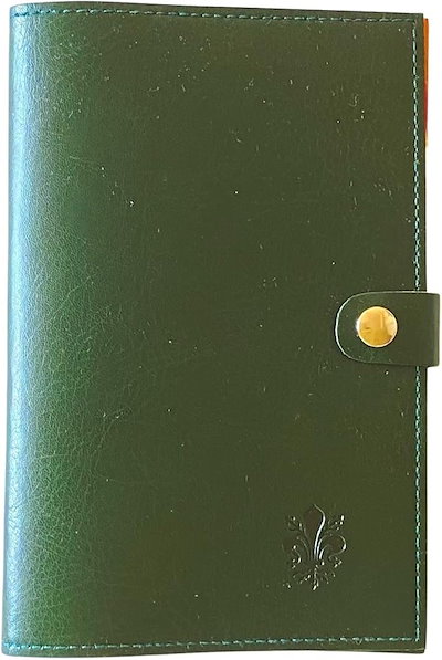 他サイト： お薬手帳カードケース イタリア製 カード8枚収納 スナップとめ 母子手帳ケース お薬手帳カバー 健康保険証 診察券 通院 キャッシュカード等をまとめるのに便利なケース( ダークグリーン)の商品画像
