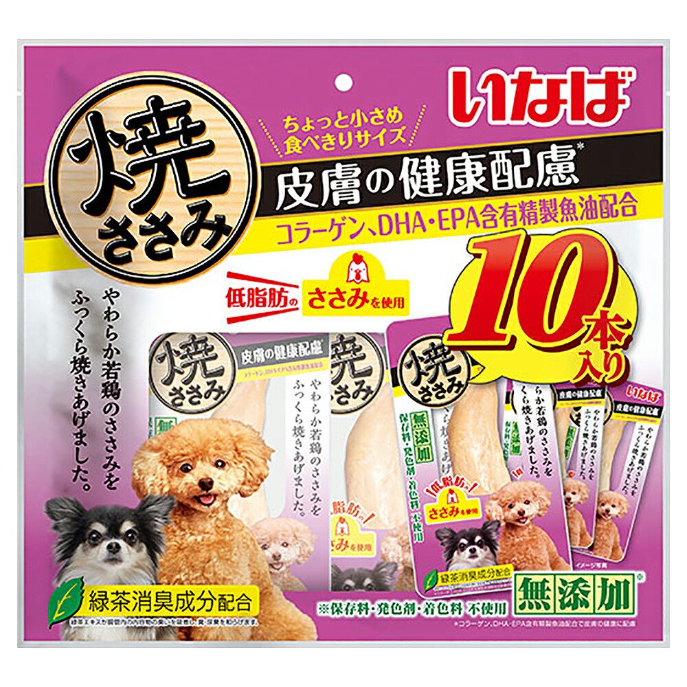 いなば　焼ささみ　皮膚の健康配慮　１０本入りX１２　ＣＲＣ45―14―05―10―02