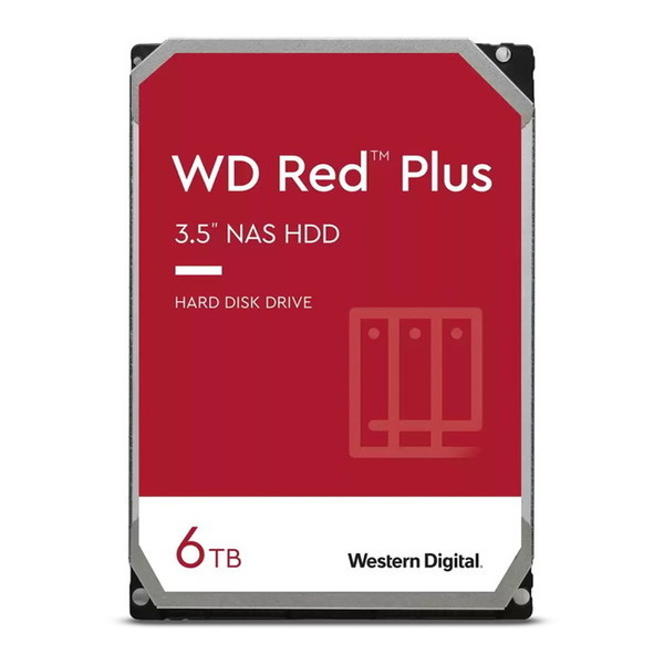 WD60EFPX Red Plus [3.5インチ内蔵HDD (6TB 5640rpm SATA 6Gb/s)]内蔵HDD
