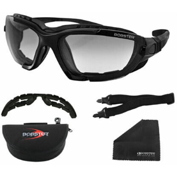 サングラス Bobster Eyewear Renegade Sport Sunglasses,Black Frame/Photochromic BREN101