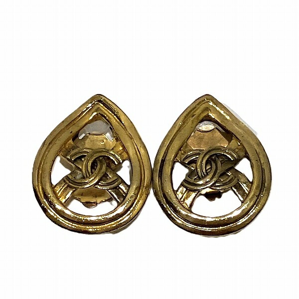 シャネル ヴィンテージ ココマーク ドロップ ブランド小物 イヤリング レディース 【中古】