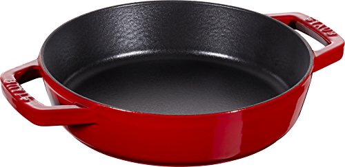 staub ストウブ 「 両手フライパン チェリー 20cm 」 スキレット 両手 鋳物 ホーロー IH対応 【日本正規販売品】 Double