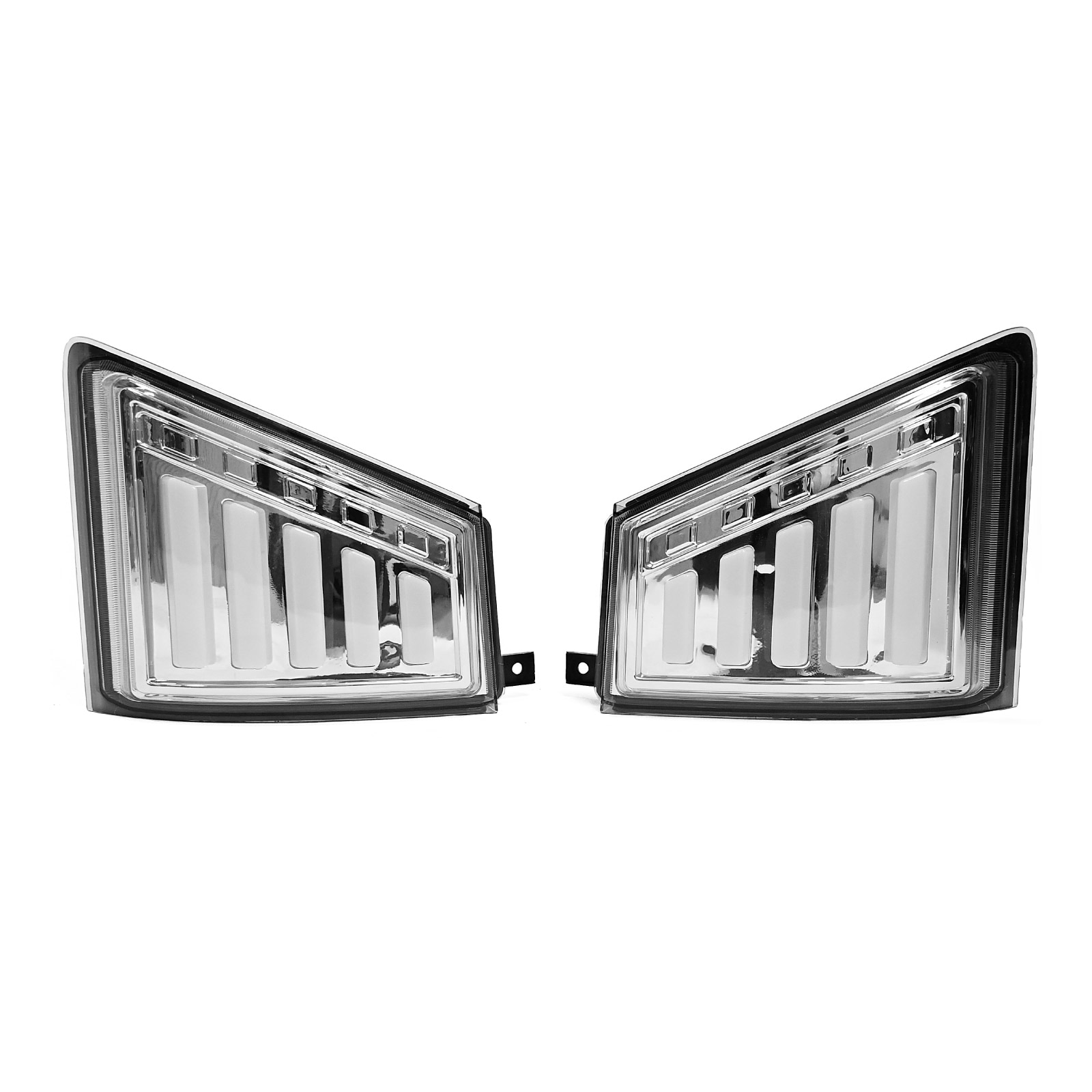 07エルフ 対応 ハイキャブ ワイドキャブ LED シーケンシャルウインカー コーナーレンズ 左右セット カスタム パーツ