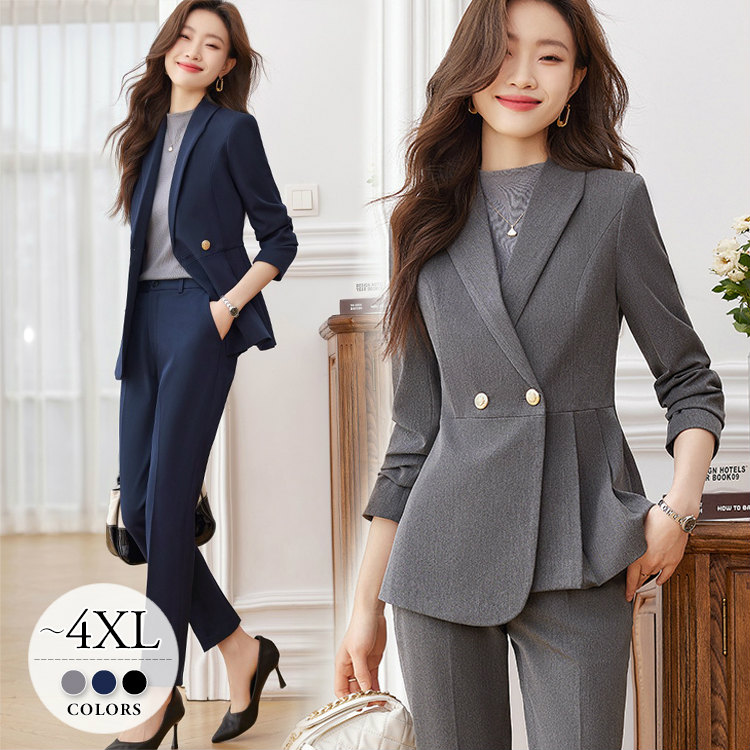 こなれて見せるスーツスタイル オシャレなデザインで周りと差をつけるレディースファッション スーツ