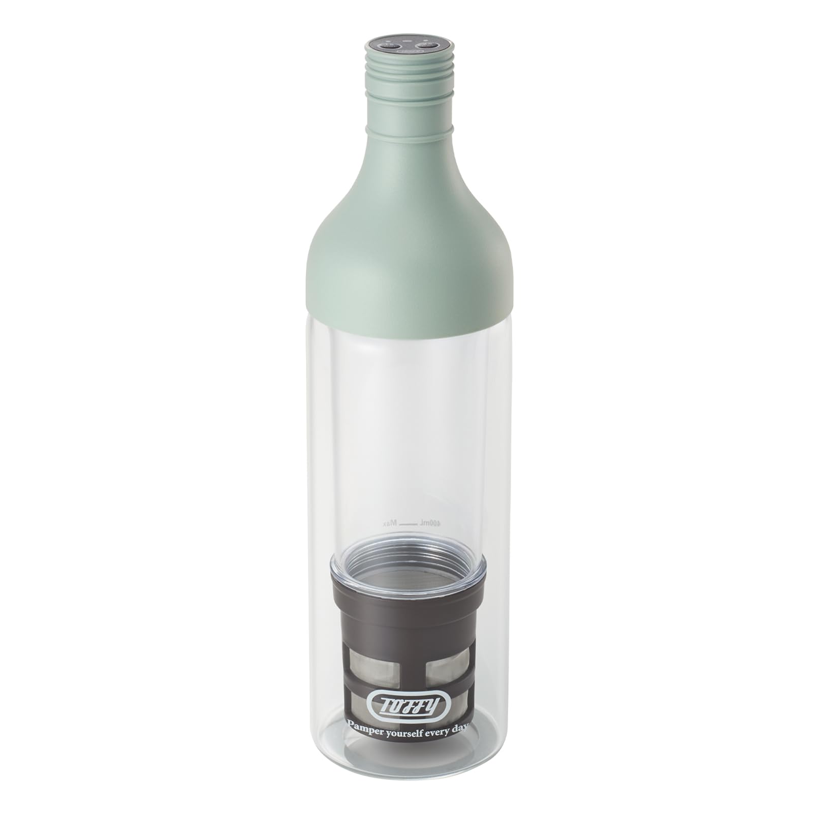 【Toffy/トフィー】 電動コールドブリューボトル K-CM11 15分 水出しコーヒー 充電式 400mL 緑茶 紅茶 フルーツティー ハーブティー ペールアクア K-CM11-PA