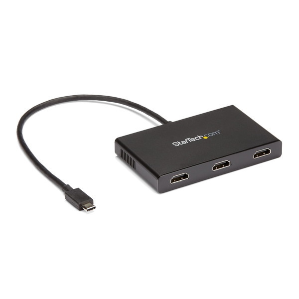 MSTCDP123HD [USB-C-HDMIマルチモニターアダプタ / 3ポート / USB Type-C(オス)-3x HDMI(メス) / Windowsのみ対応]