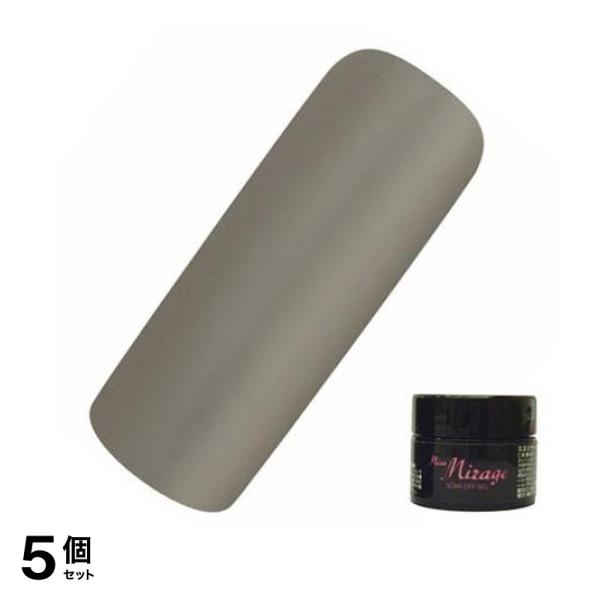 Miss Mirage(ミスミラージュ) ソークオフジェル トゥルーリーグレー TM25S 2.5g 5個セット