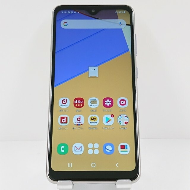 Galaxy A21 SC-42A ドコモ ホワイト 送料無料 本体 c12594 【中古】