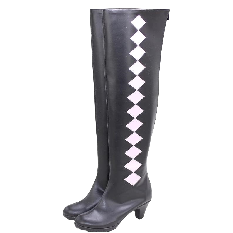 コスプレ靴 暁美ほむら 魔法少女まどか マギカ 暁美ほむら ブーツ 下駄 シューズ 長靴 コスプレ クリスマス ハロウィン