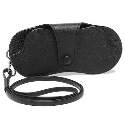 Qoo10] ヴァレクストラ メガネケース ストラップ付き ブラック