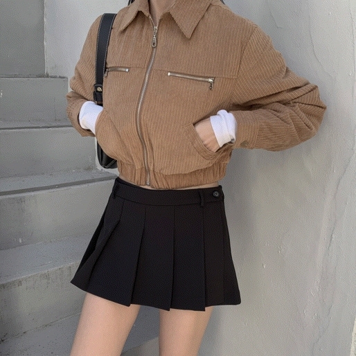 Corduroy zipper jacket (3온스)