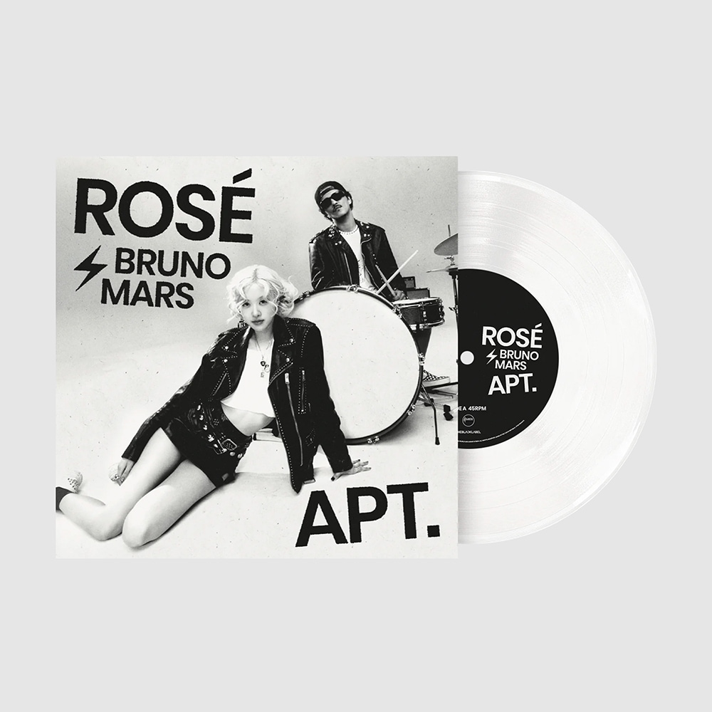 [未開封新品] ロゼLP APT 7インチ限定版ホワイトビニールエルピーパン