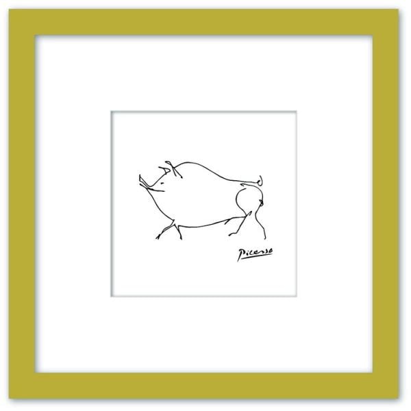 ファブリックパネル アートフレーム おしゃれ モダンアート 壁掛け ウォールデコレーション ピカソ Pablo Picasso10 Lサイズ 525x525mm 7,667円