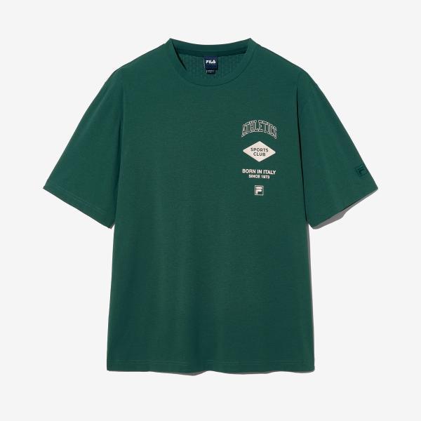 [FILA] 冷感3段ロゴ半袖Tシャツ (FS2RSH2107X_DGR)