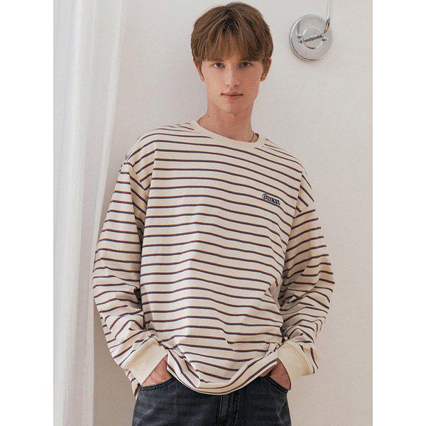 オーバーフィット ストライプ Tシャツ NP3K5450