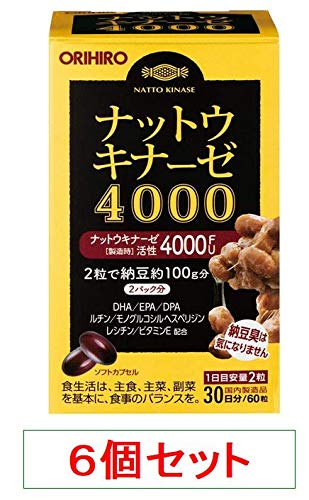 ナットウキナーゼ4000 X６個セット