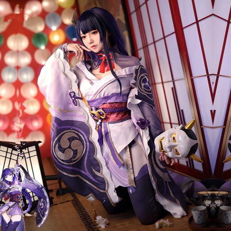 原神 げんしん 雷元素 雷電将軍 コスプレ衣装 コスチューム期間限定30% 10,021円