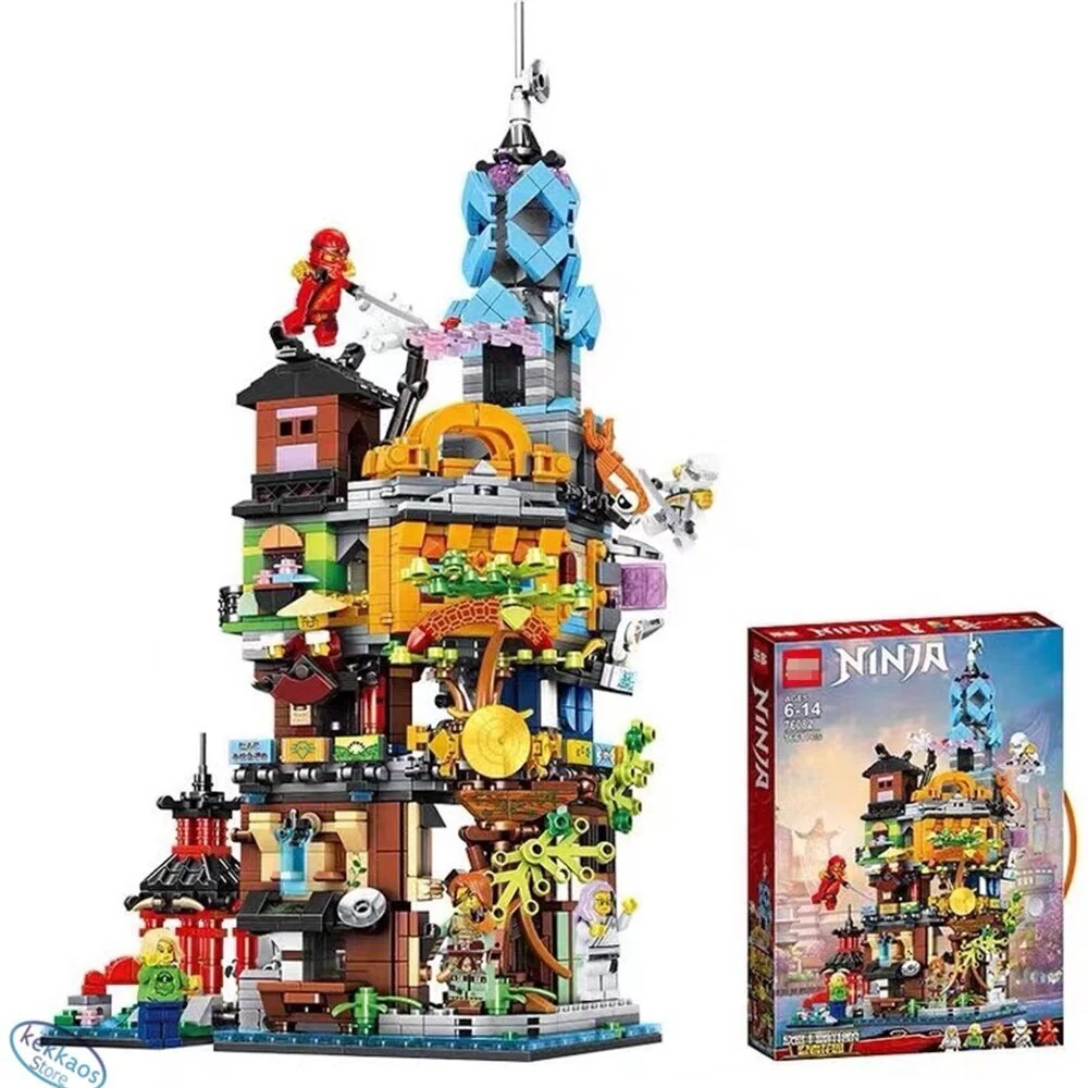 レゴ互換 ニンジャゴー ニンジャゴーシティガーデン おもちゃ 忍者 にんじゃ ブロック プレゼント ギフト 家 おうち 男の子 14歳以上ブロック