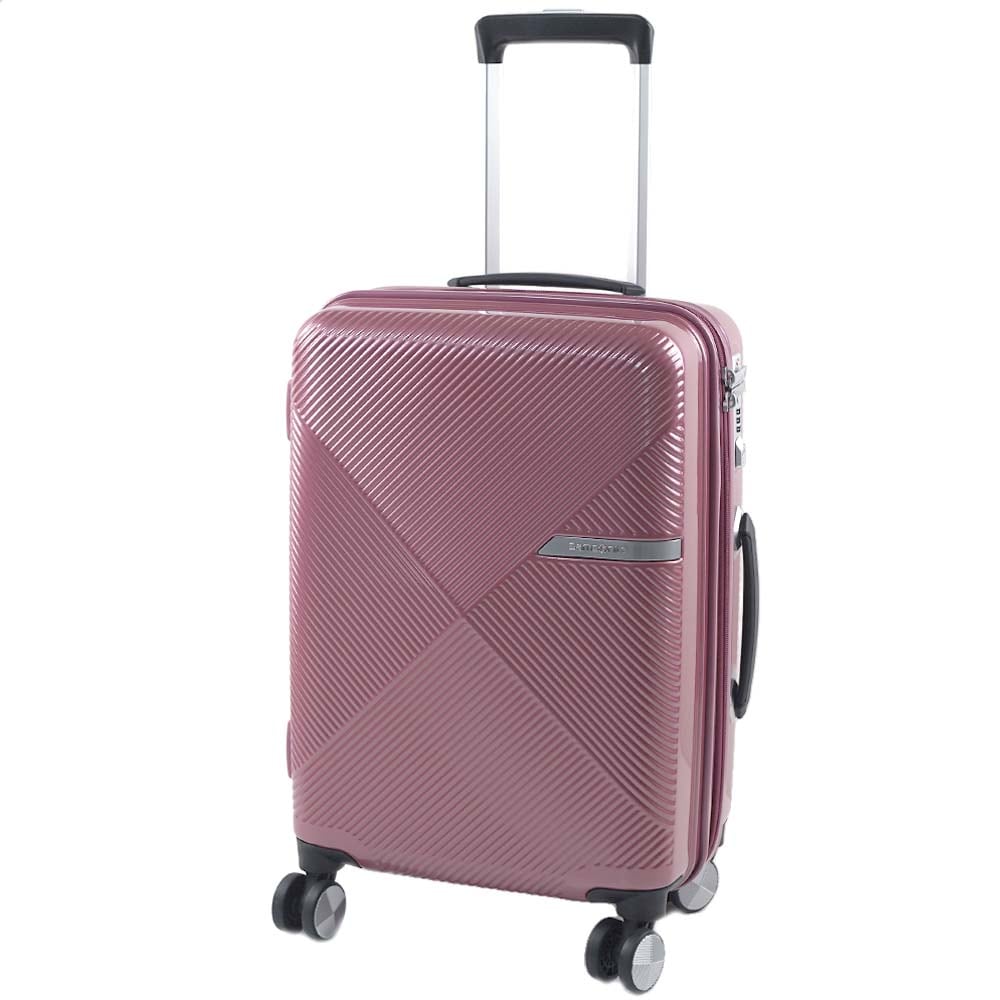 サムソナイト キャリーバッグ キャリーケース スーツケース 旅行バッグ ヴォラント スピナー55 1～3泊 36/44L 機内持ち込み可能 軽量 ピンク Samsonite Volant Spinne