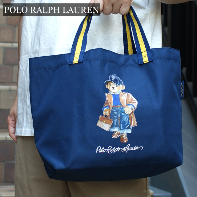 ポロ ラルフローレン POLO RALPH LAUREN Shopping Tote NAVY 277-005951-017