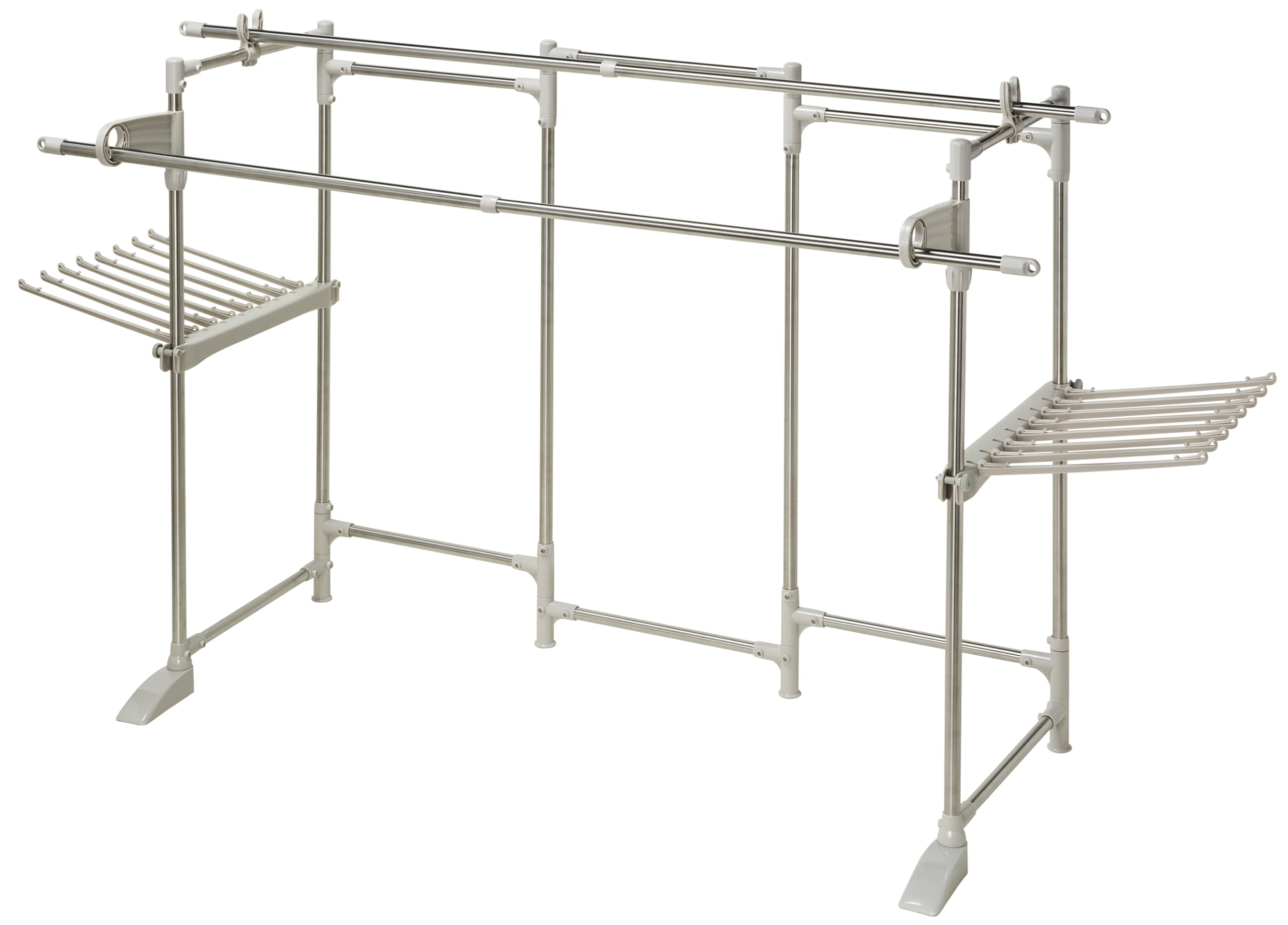 積水樹脂商事(Sekisuijushishoji) セキスイステンレス多機能物干し台 ほすおーHD-60S 【使用時サイズ】高さ約120x幅約226×奥行約74cm