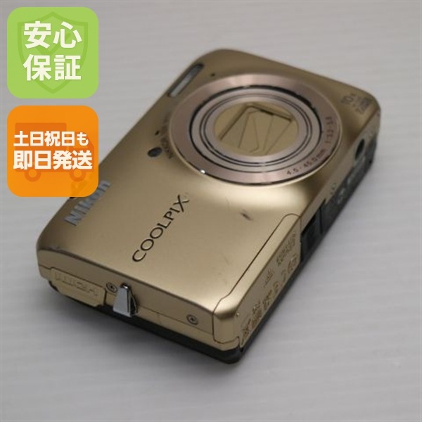 良品COOLPIX S6300 エレガントゴールド デジカメ Nikon 45 10,472円