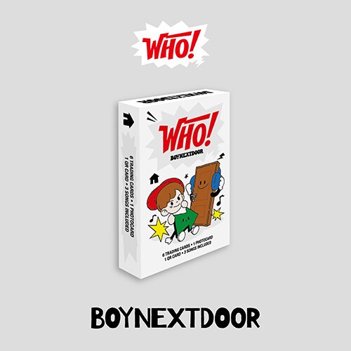 [未開封新品] [Weverse Albums ver.] BOYNEXTDOORボーイネクストドアシングル1集ウィーバスバージョン[WHO!]
