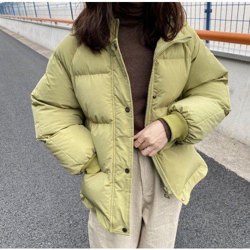ジャケット レディースジャケット レディース カジュアルジャケット カジュアル シンプル ベーシック プレーン オーバーサイズ トレンド ジップ 中綿 ルーズ ダウンジャケット ダウン かわいい おし 6,529円