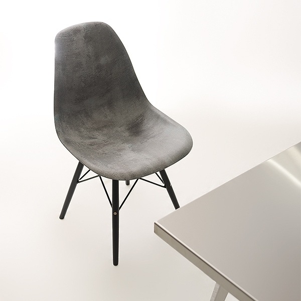 チェア 座面高約45cm チェアー 椅子 ダイニングチェア リプロダクト イームズチェア モルタル柄 おしゃれ イス いす ダイニングチェアー リビングチェア シェルチェア パーソナルチェア