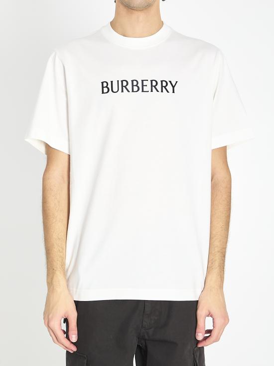 BURBERRY Men T-Shirts 8122389 WHITE