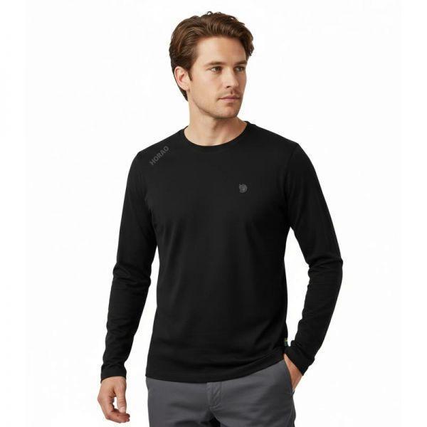 26SS 男性 アビスコ ウール 長袖 Tシャツ (87194550) (Abisko Wool LS M)