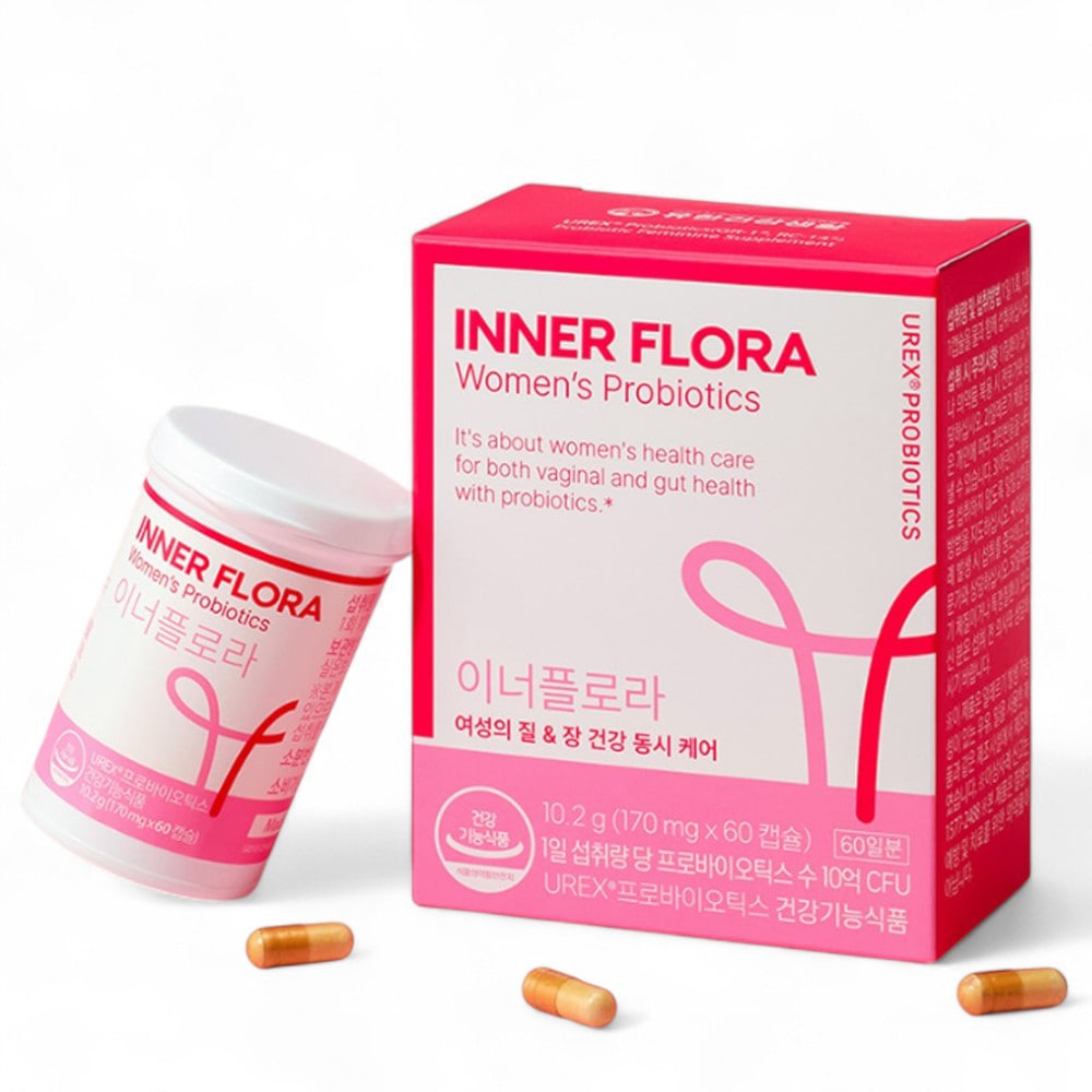 インナーフローラUREX プロバイオティクス 女性乳酸菌 60カプセル（60日分）