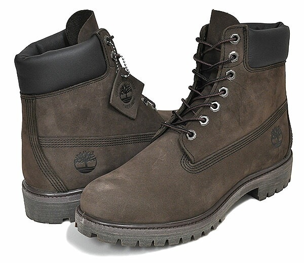 6インチ ブーツ ダークチョコレート ウォータープルーフ ヌバック ブラウン メンズ TB010001 214 10001