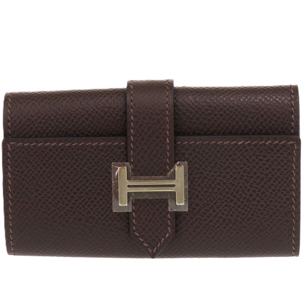 新品同様 ベアン 4連 キーケース ヴォーエプソン ショコラ K刻印 0196【中古】 レディース