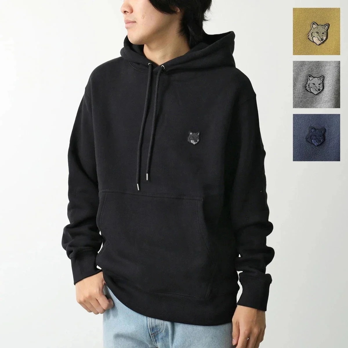MAISON KITSUNE メゾンキツネ パーカー BOLD FOX HEAD PATCH COMFORT HOODIE MM00713KM0307 メンズ