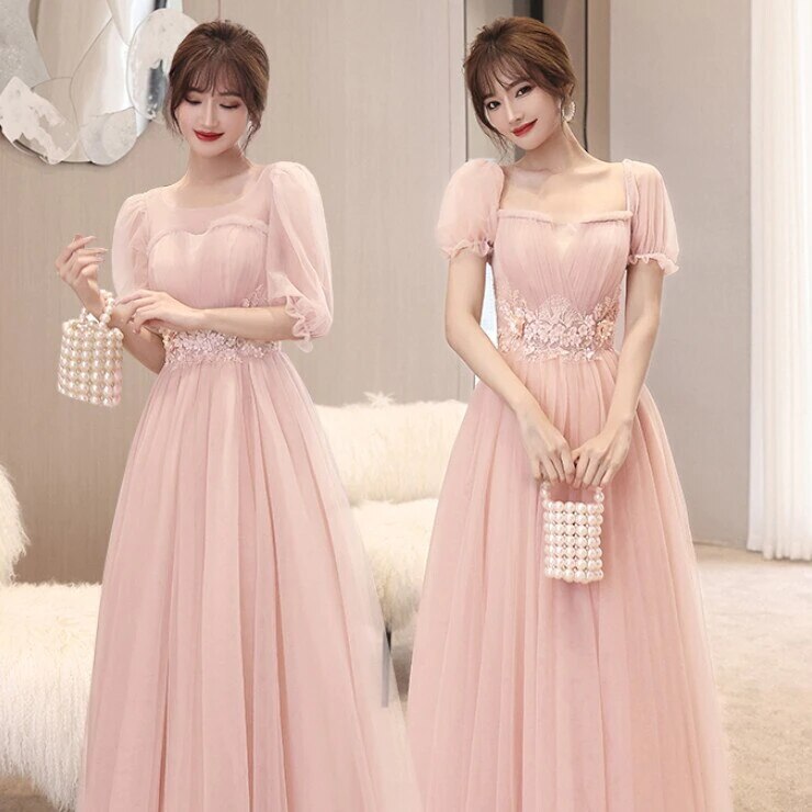 ワンピース　ロングワンピース　ロング　マキシ　マキシワンピース　Aライン　シフォン　フレア　フリル　ウエストマーク ハイウエスト　 おしゃれ　カワイイ 韓国 大人可愛い エレガント　キレイ目　デート