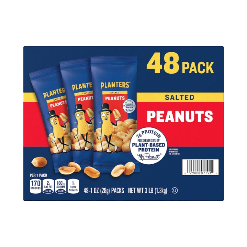 ソルテッドピーナッツ28g x48個 香ばしい 落花生 酒の肴 おやつ