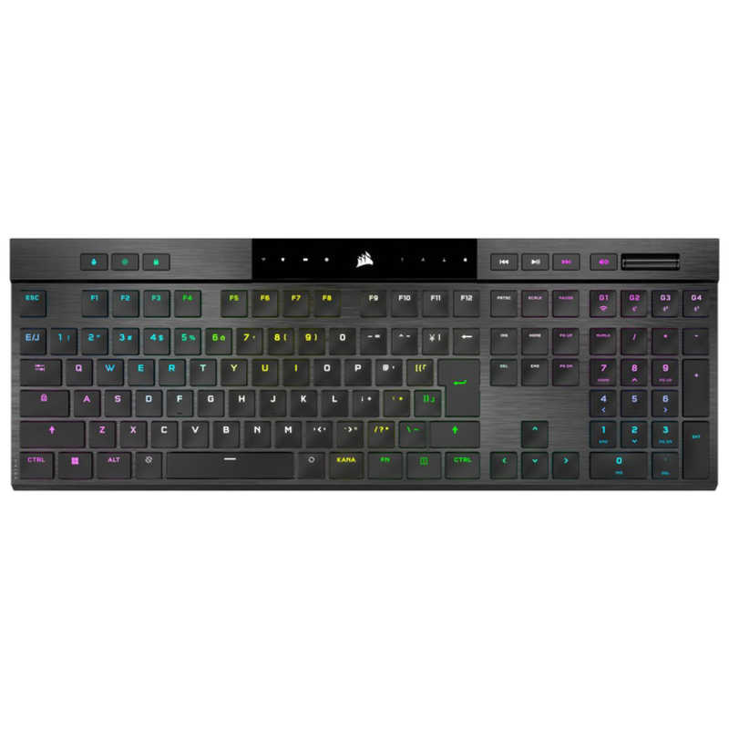 コルセア　CORSAIR　ゲーミングキーボード K100 AIR WIRELESS(かな印字なし) ブラック ［有線・ワイヤレス /Bluetooth・USB］　CH-913A01U-JP1