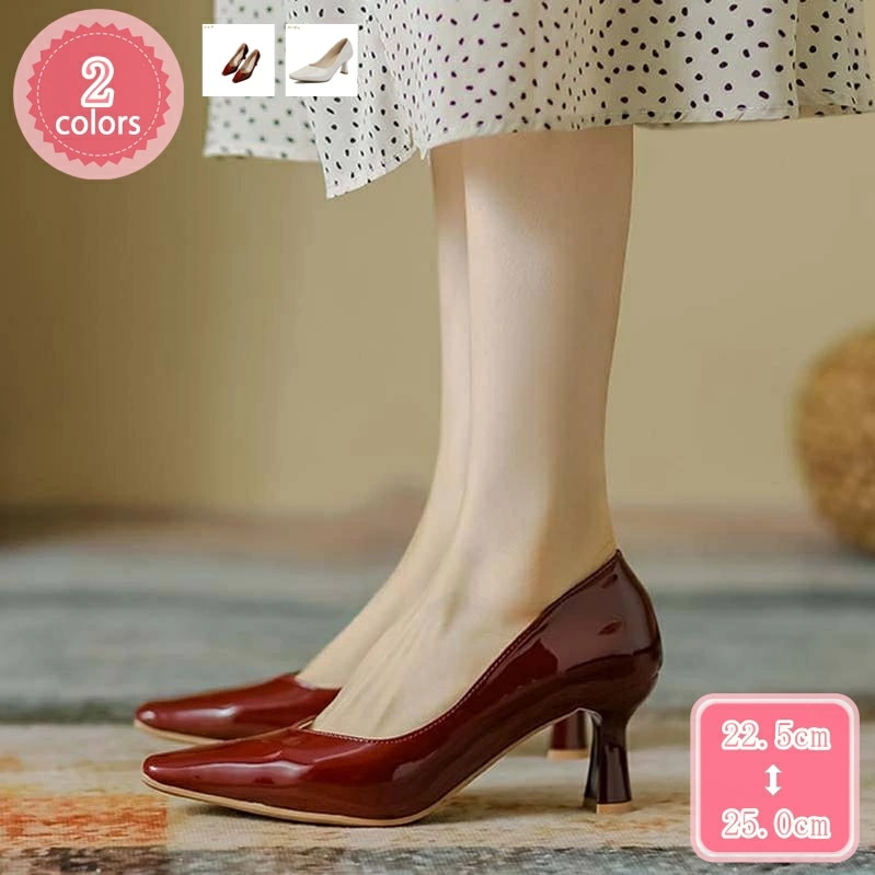 777円OFFクーポン パンプス レディース スクエアトゥ 6.5cmヒール 大きいサイズ 小さいサイズ 歩きやすい 疲れにくい 柔軟 通気性 ビジネス 通勤 ハイヒール スリッポン レディース靴 レ