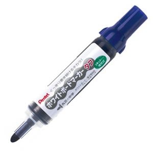 （まとめ） ぺんてる ホワイトボードマーカー タフ 中字丸芯 青 MW50M-C 1本 (×40セット) 5,429円