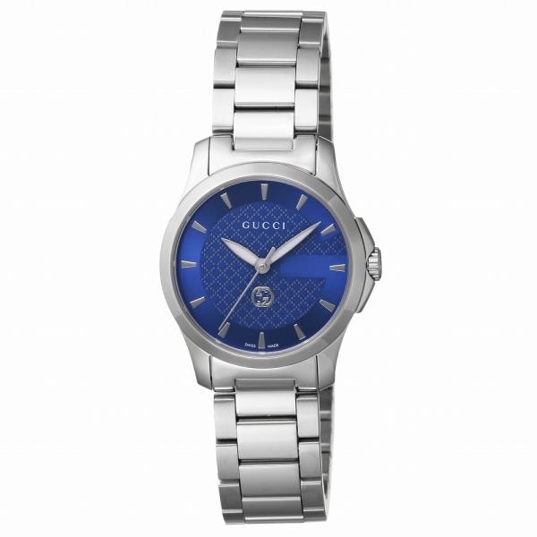 腕時計 YA1265050 レディース ジータイムレス G-TIMELESS クォーツ ブライトブルー シルバー 102,600円