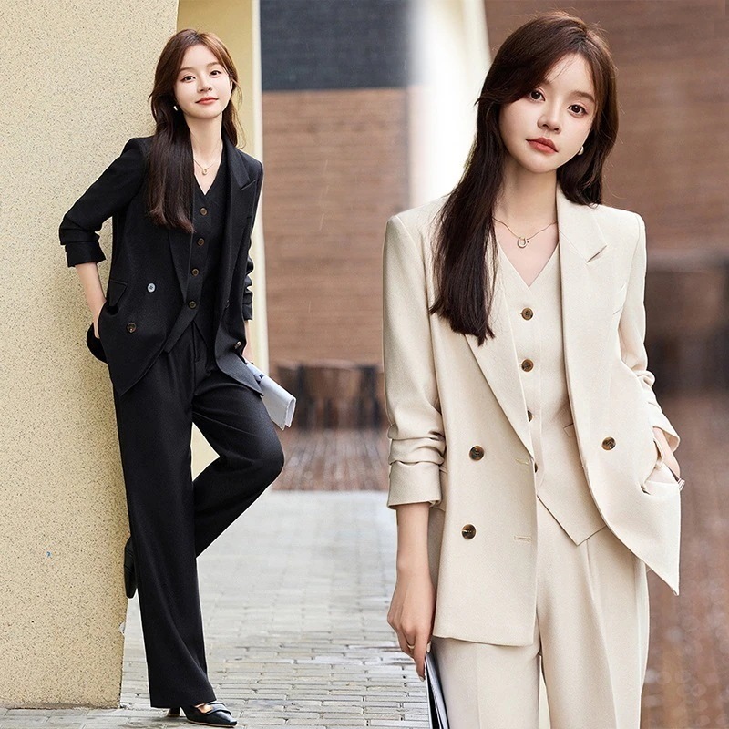 秋冬 スパーティードレス 入園式 3点セット ジャケット 秋冬 新作 通勤 3色スーツセット 入学式 フォーマル ママ レディース セットアップ 卒園式 セット T 秋