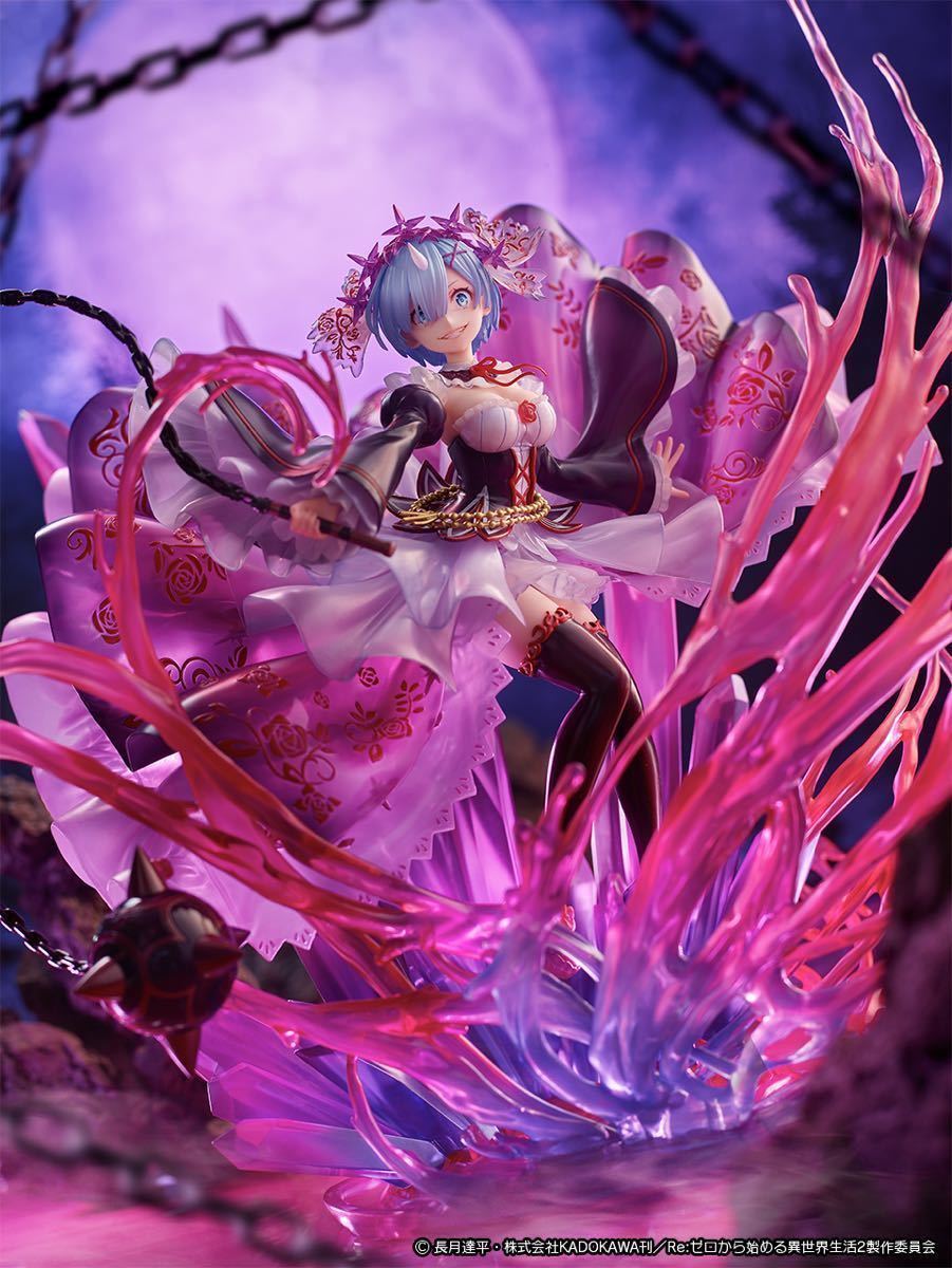 新品未開封Reゼロから始める異世界生活 鬼レム -Crystal Dress Ver 渋谷スクランブル フィギュア 1/7スケール